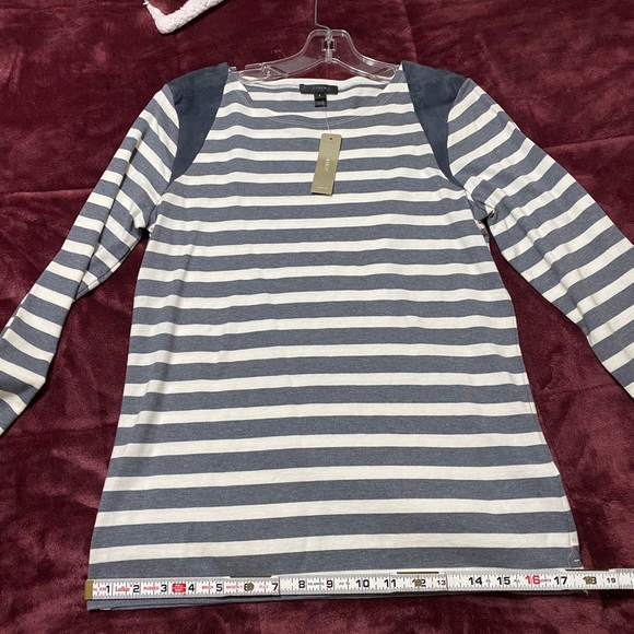 J. Crew Stripped Long Sleeve Shirt - Picture 2 of 8